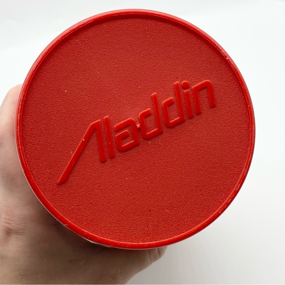 Vintage 1970s Aladdin Plaid Thermos Pint Size - Picture 6 of 13